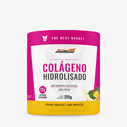 COLÁGENO HIDROLISADO EM PÓ ABACAXI C/ HORTELÃ POTE 255 G 