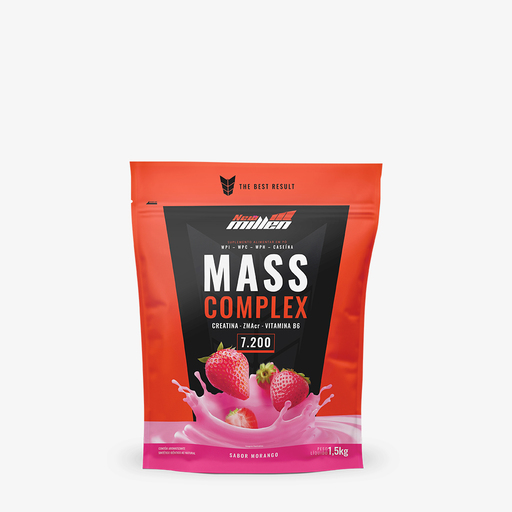 MASS COMPLEX 7200 (Creatina -Zma- Vit B6)   1,5KG POUCH MORANGO