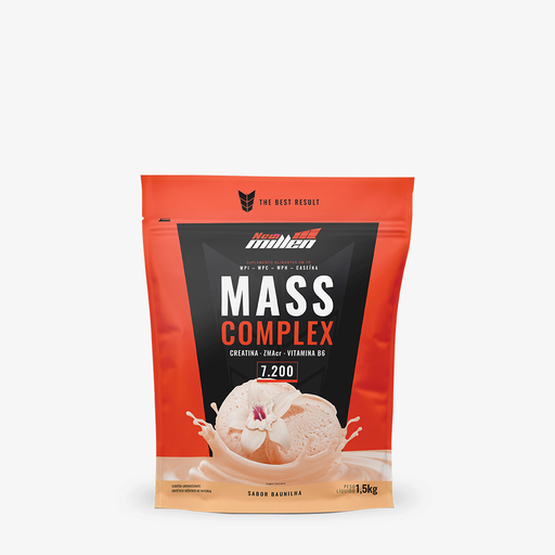 MASS COMPLEX 7200 (Creatina -Zma- Vit B6)   1,5KG POUCH BAUNILHA 