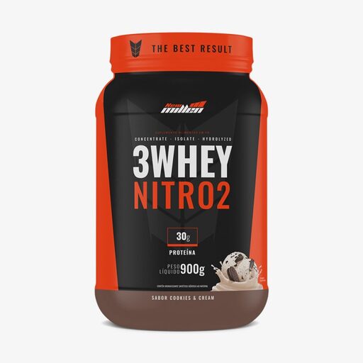 3 WHEY NITRO 2 COOKIES & CREAM POTE 900G 