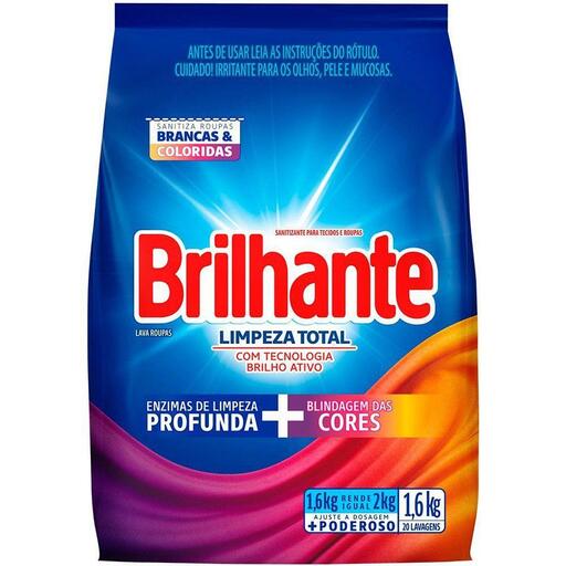 SABÃO EM PÓ BRILHANTE 1,6G