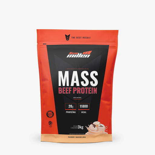 MASS BEEF PROTEIN 3KG POUCH BAUNILHA  