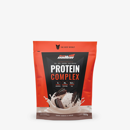 PROTEIN COMPLEX COOKIES & CREAM  POUCHE 900G Nova Fórmula 